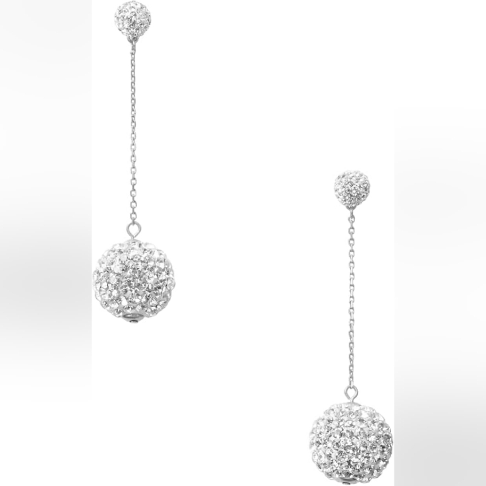 kate spade Razzle Dazzle Linear Drop Earrings - Silver